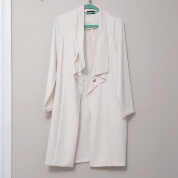 Long White Blazer - Picture 1 of 8